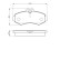 Brake Pad Set, disc brake BP1374 Bosch, Thumbnail 6