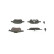 Brake Pad Set, disc brake BP1376 Bosch, Thumbnail 3