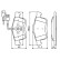 Brake Pad Set, disc brake BP1376 Bosch, Thumbnail 5