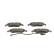 Brake Pad Set, disc brake BP1378 Bosch, Thumbnail 5