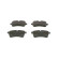 Brake Pad Set, disc brake BP1381 Bosch
