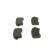 Brake Pad Set, disc brake BP1381 Bosch, Thumbnail 4