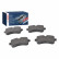 Brake Pad Set, disc brake BP1381 Bosch, Thumbnail 7