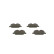 Brake Pad Set, disc brake BP1382 Bosch, Thumbnail 5