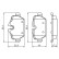 Brake Pad Set, disc brake BP1382 Bosch, Thumbnail 7