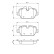 Brake Pad Set, disc brake BP1382 Bosch, Thumbnail 8