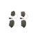 Brake Pad Set, disc brake BP1385 Bosch, Thumbnail 2