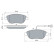 Brake Pad Set, disc brake BP1385 Bosch, Thumbnail 5