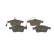 Brake Pad Set, disc brake BP1386 Bosch