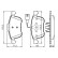 Brake Pad Set, disc brake BP1386 Bosch, Thumbnail 7