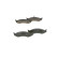 Brake Pad Set, disc brake BP139 Bosch