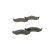 Brake Pad Set, disc brake BP139 Bosch, Thumbnail 3