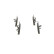 Brake Pad Set, disc brake BP139 Bosch, Thumbnail 4