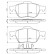 Brake Pad Set, disc brake BP1406 Bosch, Thumbnail 7