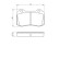 Brake Pad Set, disc brake BP1407 Bosch, Thumbnail 7