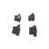 Brake Pad Set, disc brake BP1408 Bosch, Thumbnail 2