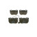 Brake Pad Set, disc brake BP141 Bosch