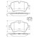 Brake Pad Set, disc brake BP1410 Bosch, Thumbnail 6