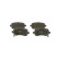 Brake Pad Set, disc brake BP1415 Bosch