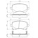 Brake Pad Set, disc brake BP1415 Bosch, Thumbnail 8