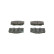 Brake Pad Set, disc brake BP1416 Bosch