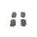 Brake Pad Set, disc brake BP1416 Bosch, Thumbnail 4