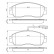 Brake Pad Set, disc brake BP1417 Bosch, Thumbnail 6