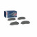 Brake Pad Set, disc brake BP1417 Bosch, Thumbnail 7
