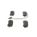 Brake Pad Set, disc brake BP1419 Bosch, Thumbnail 2