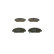 Brake Pad Set, disc brake BP142 Bosch, Thumbnail 2