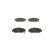 Brake Pad Set, disc brake BP142 Bosch, Thumbnail 4