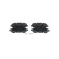 Brake Pad Set, disc brake BP1420 Bosch, Thumbnail 3