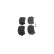 Brake Pad Set, disc brake BP1420 Bosch, Thumbnail 4