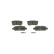 Brake Pad Set, disc brake BP1421 Bosch