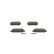 Brake Pad Set, disc brake BP1421 Bosch, Thumbnail 5