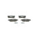 Brake Pad Set, disc brake BP1421 Bosch, Thumbnail 6