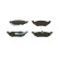 Brake Pad Set, disc brake BP1424 Bosch