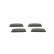 Brake Pad Set, disc brake BP144 Bosch, Thumbnail 5