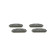 Brake Pad Set, disc brake BP144 Bosch, Thumbnail 6