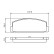 Brake Pad Set, disc brake BP144 Bosch, Thumbnail 7