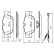 Brake Pad Set, disc brake BP1447 Bosch, Thumbnail 5