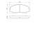 Brake Pad Set, disc brake BP145 Bosch, Thumbnail 6