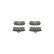 Brake Pad Set, disc brake BP1454 Bosch, Thumbnail 3