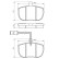 Brake Pad Set, disc brake BP1456 Bosch, Thumbnail 7