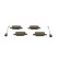 Brake Pad Set, disc brake BP1457 Bosch, Thumbnail 5