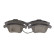 Brake Pad Set, disc brake BP1459 Bosch, Thumbnail 6