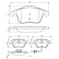 Brake Pad Set, disc brake BP1459 Bosch, Thumbnail 8