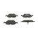 Brake Pad Set, disc brake BP1470 Bosch, Thumbnail 6