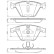 Brake Pad Set, disc brake BP1470 Bosch, Thumbnail 8