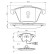 Brake Pad Set, disc brake BP1471 Bosch, Thumbnail 8